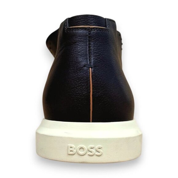 BOSS Randy Desb Men's Desert Boots Dark Brown Leather US 9 (UK 8 EU 42) - Picture 3 of 4